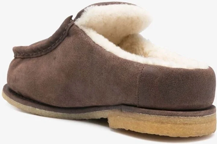 Suede Padded Slippers - Image 2