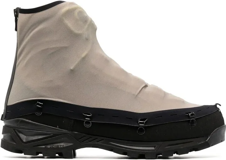 Suede-Panel Ankle Boots - Image 5