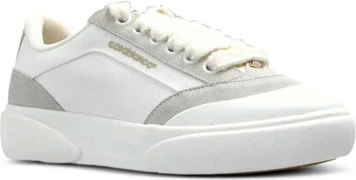 Suede-Panel Lace-Up Sneakers - Image 2