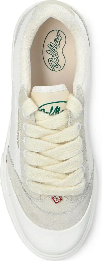 Suede-Panel Lace-Up Sneakers - Image 4