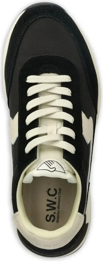 Suede-Panel Lace-Up Sneakers - Image 2