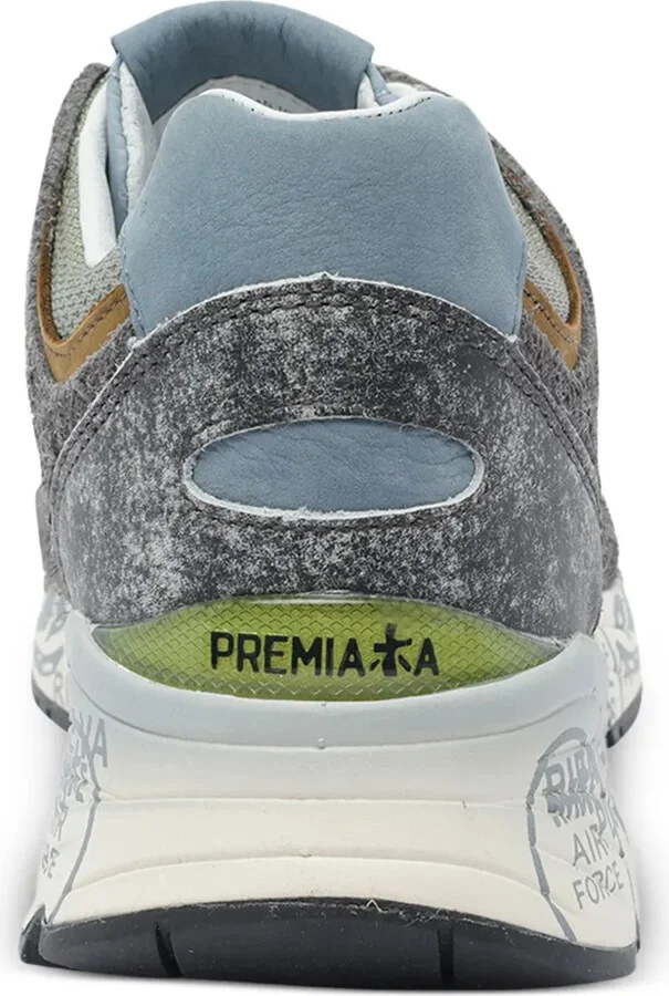 Suede-Panel Lace-Up Sneakers - Image 4