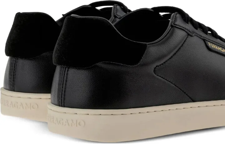 Suede-Panel Leather Sneakers - Image 5