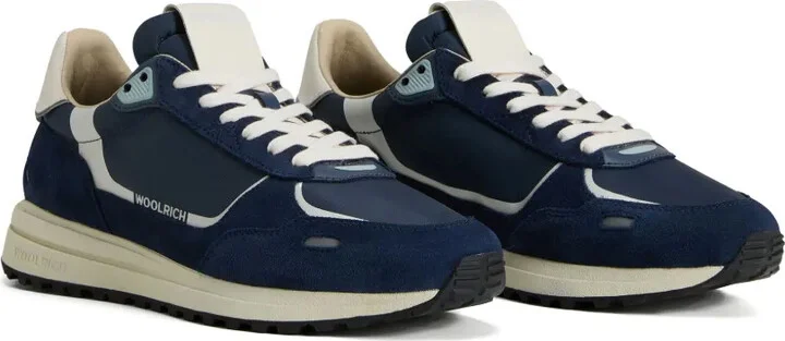 Suede-Panel Sneakers - Image 2