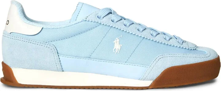 Suede-Panel Sneakers