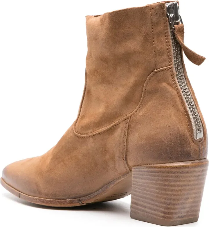 Suede Panelled Ankle Boots - Image 3