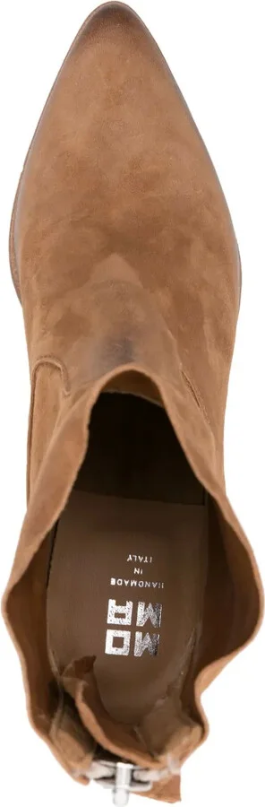 Suede Panelled Ankle Boots - Image 4