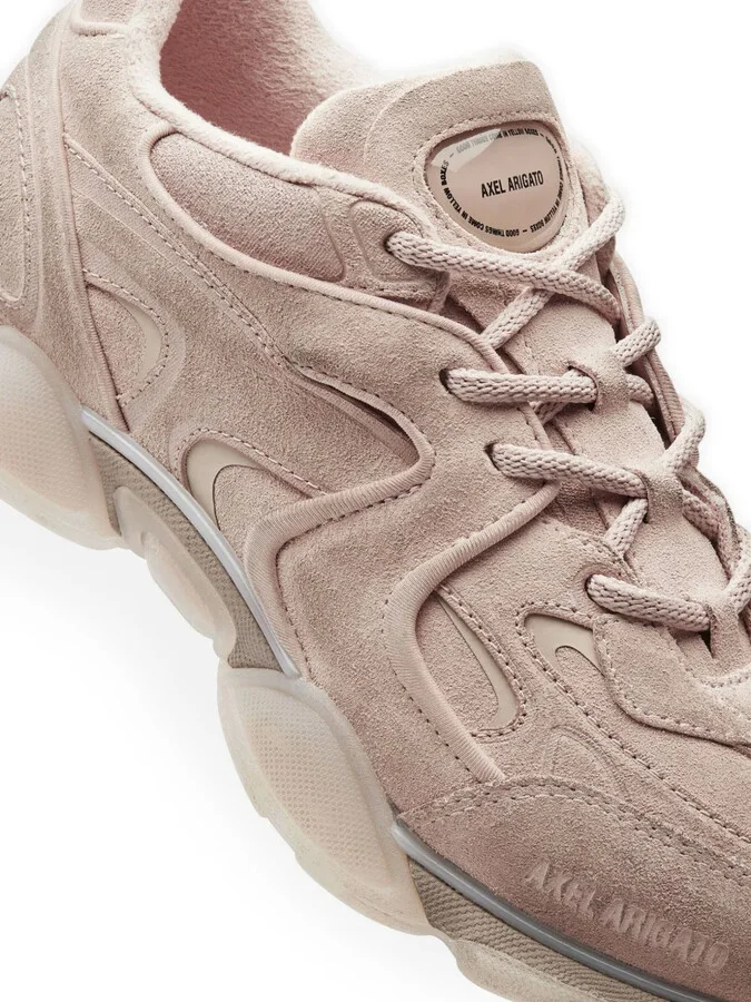Suede Panelled Lace-Up Sneakers - Image 5