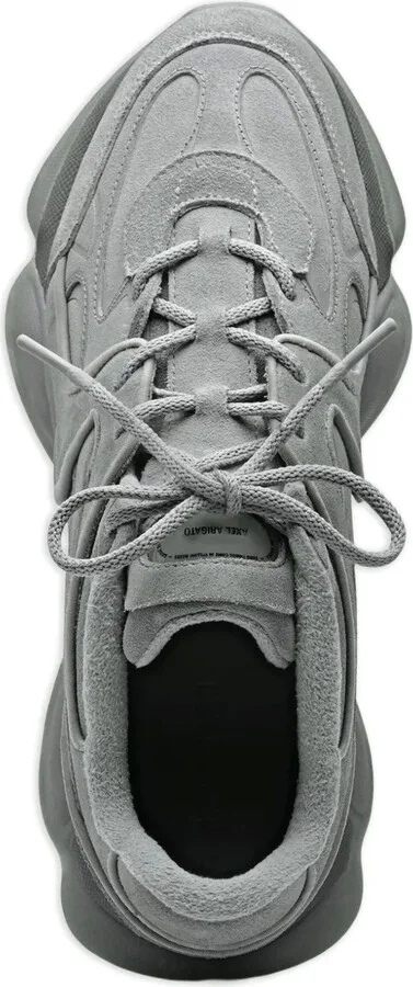 Suede Panelled Lace-Up Sneakers - Image 4