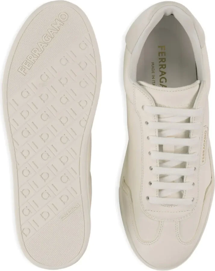 Suede-Panelled Leather Sneakers - Image 4