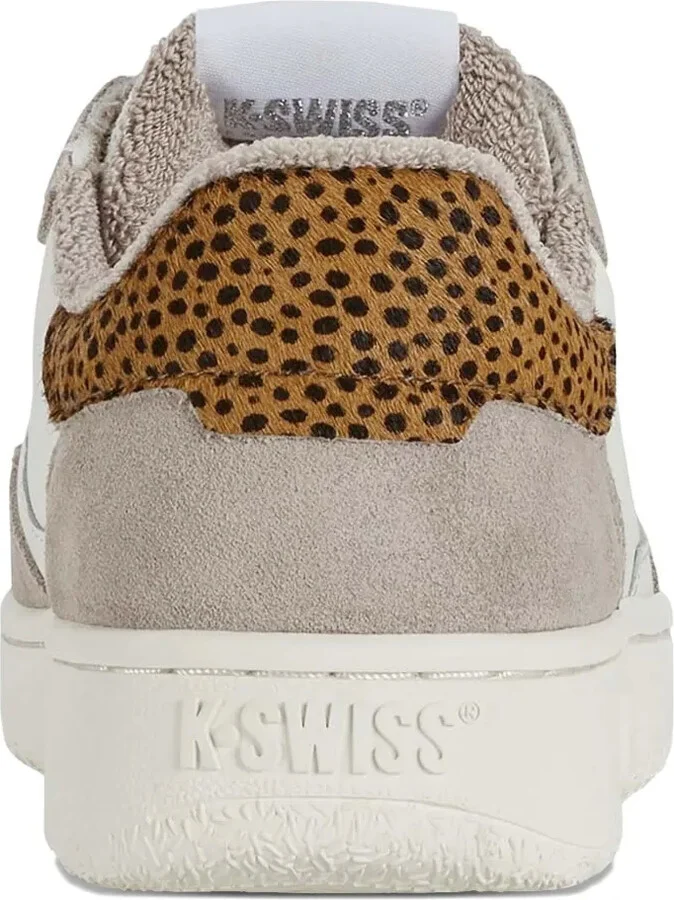 Suede-Panelled Leopard-Print Sneakers - Image 3