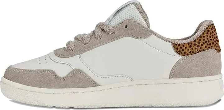 Suede-Panelled Leopard-Print Sneakers
