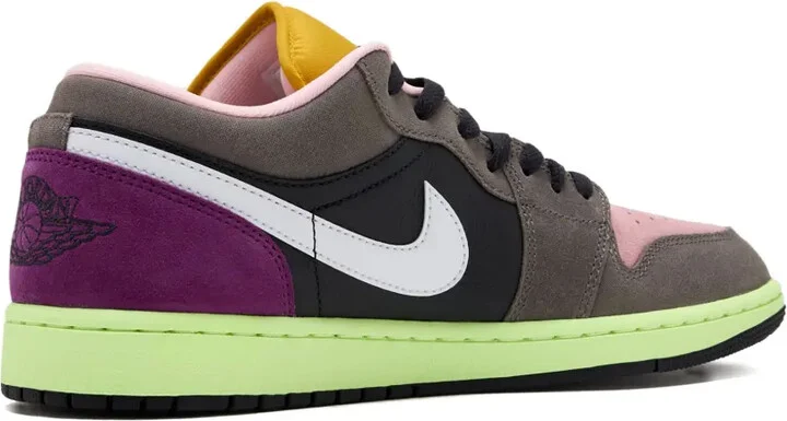 Suede Panelled Low Sneakers - Image 2