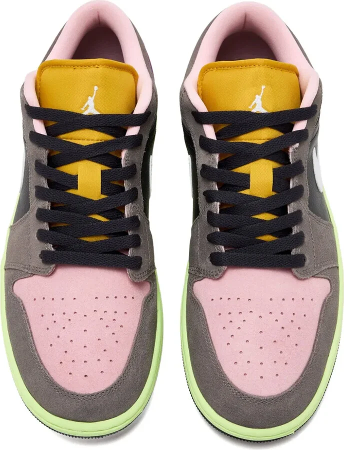 Suede Panelled Low Sneakers - Image 3