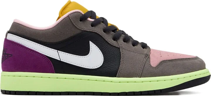 Suede Panelled Low Sneakers