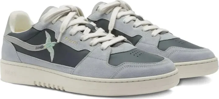Suede Panelled Low-Top Sneakers - Image 2