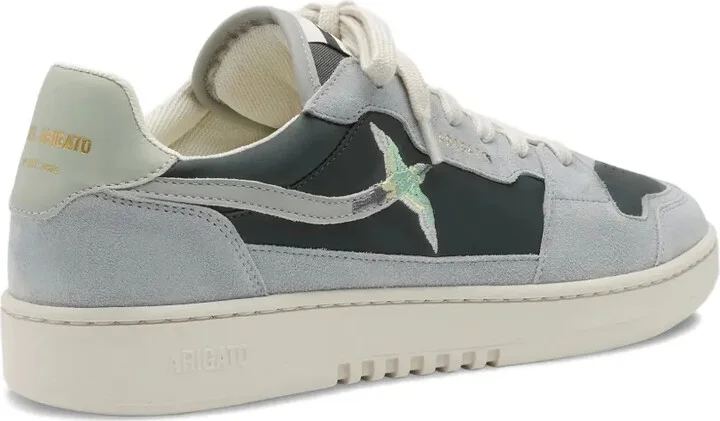 Suede Panelled Low-Top Sneakers - Image 3