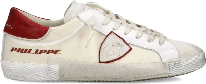 Suede-Panelled Low-Top Sneakers