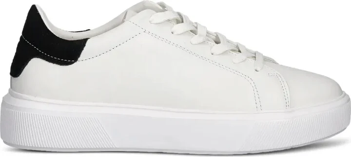 Suede-Panelled Platform Sneakers