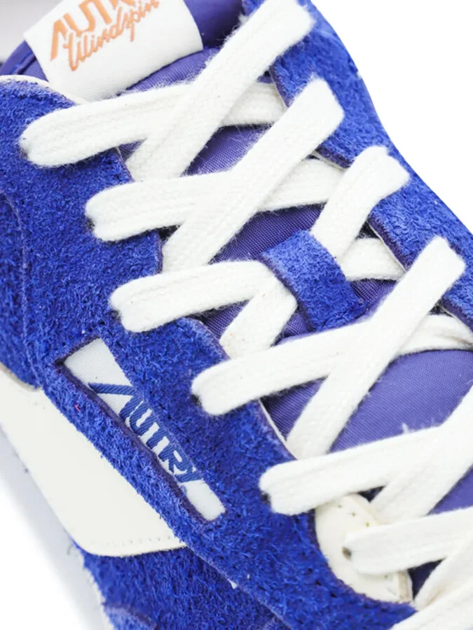 Suede Panelled Retro Sneakers - Image 4