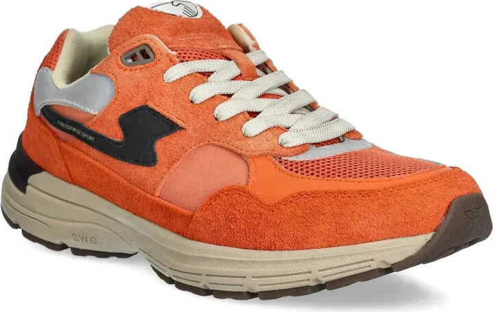 Suede-Panelled Running Sneakers - Image 2