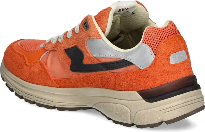 Suede-Panelled Running Sneakers - Image 4