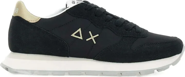 Suede Panelled Running Sneakers