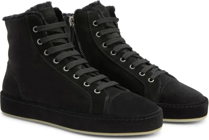 Suede Panelled Sneakers - Image 2