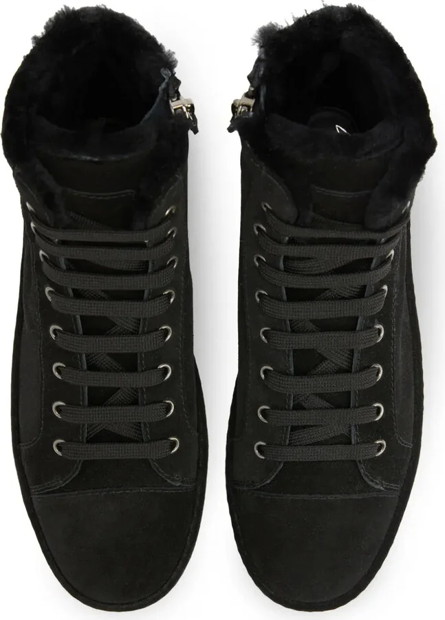 Suede Panelled Sneakers - Image 4