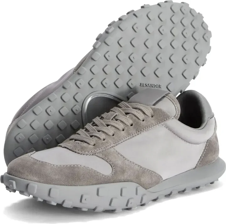 Suede-Panelled Sneakers - Image 5