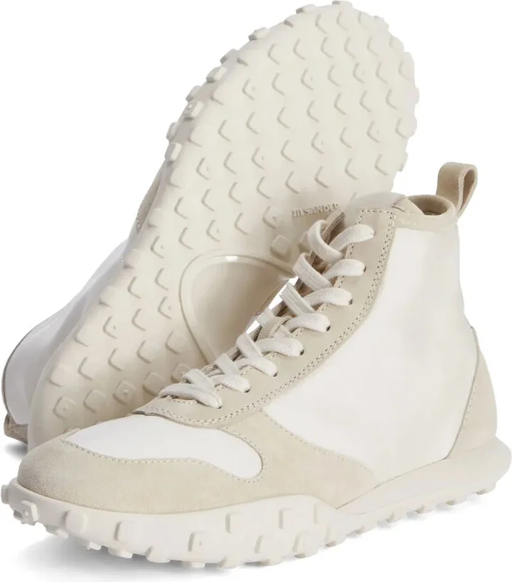 Suede-Panelled Sneakers - Image 5