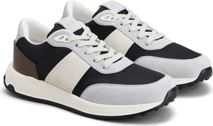 Suede-Panelled Sneakers - Image 2