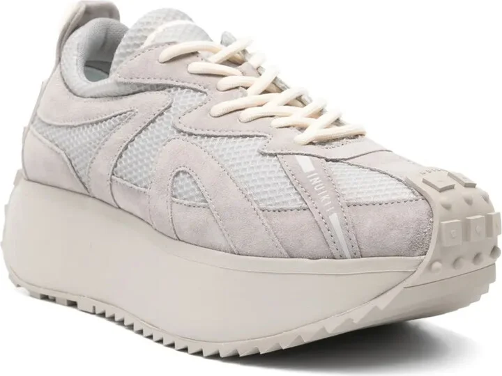 Suede-Panelled Sneakers - Image 2