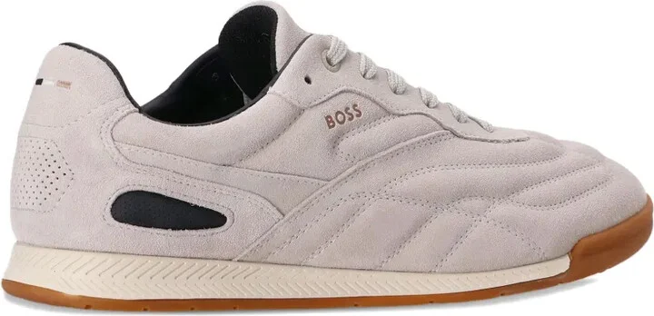 Suede-Panelled Sneakers - Image 3