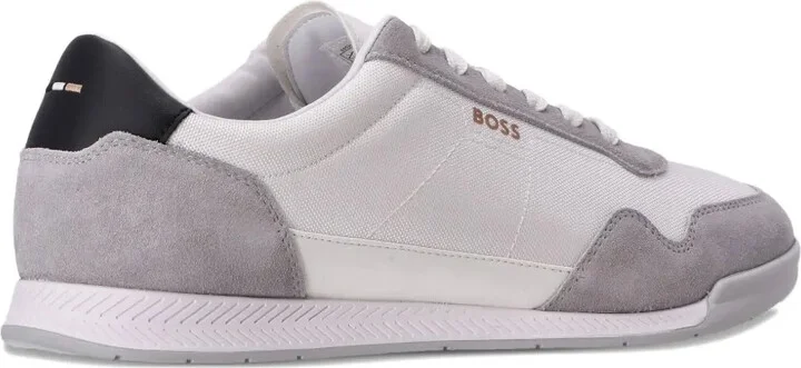 Suede-Panelled Sneakers - Image 3