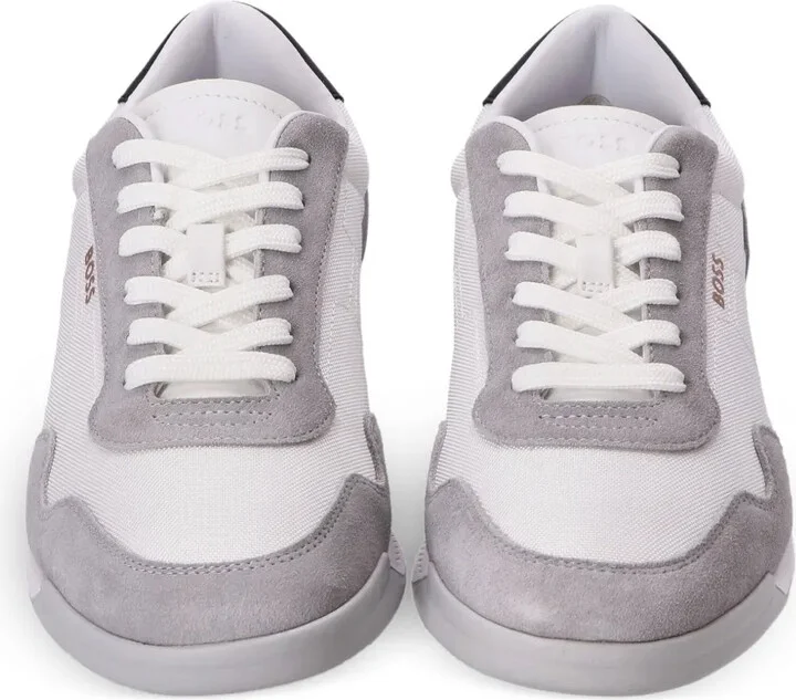 Suede-Panelled Sneakers - Image 4