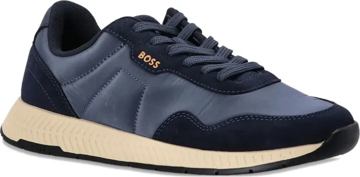 Suede-Panelled Sneakers - Image 2