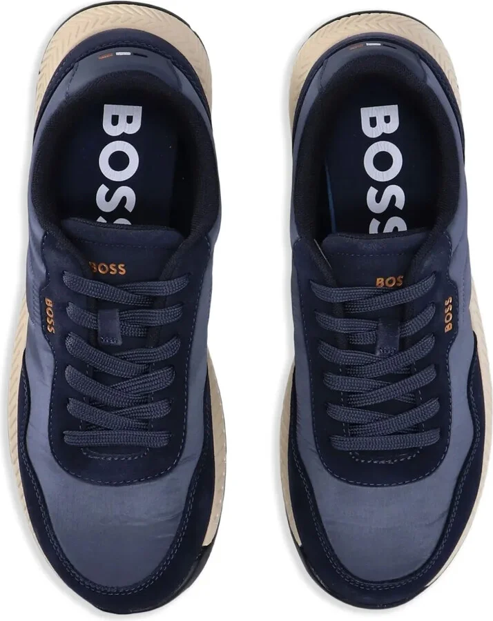 Suede-Panelled Sneakers - Image 4