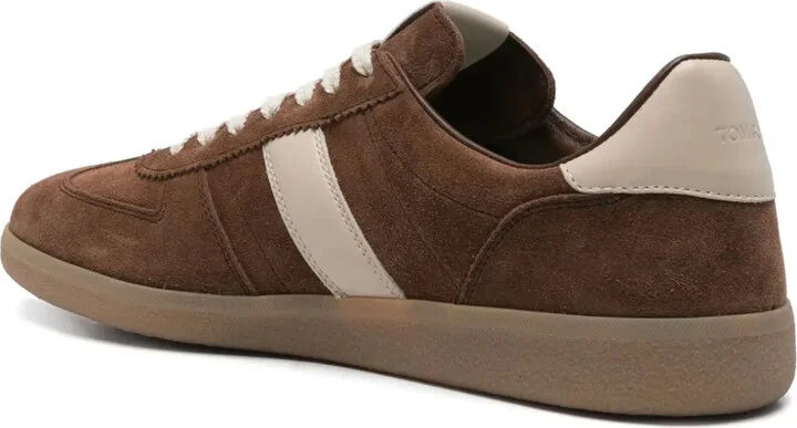 Suede Panelled Sneakers - Image 3