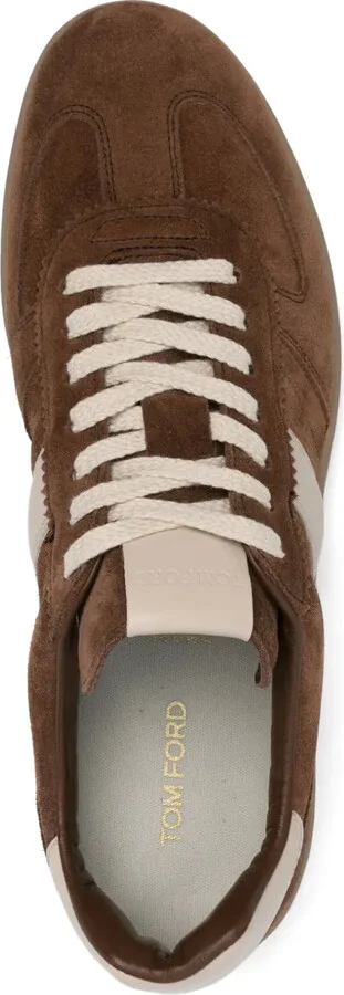 Suede Panelled Sneakers - Image 4