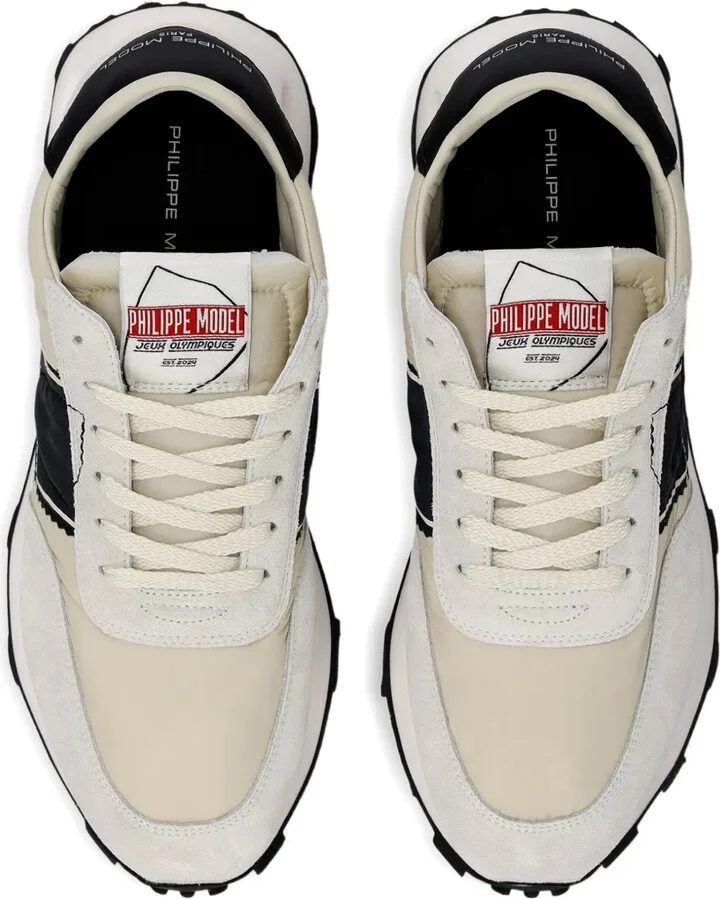 Suede-Panelled Sneakers - Image 3