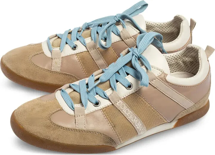 Suede Panelled Sneakers - Image 5