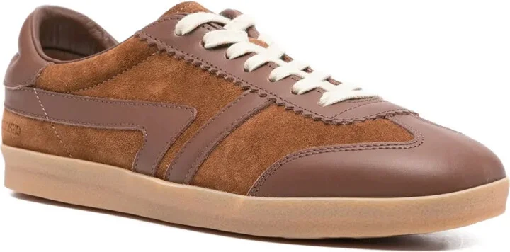 Suede Panelled Sneakers - Image 2
