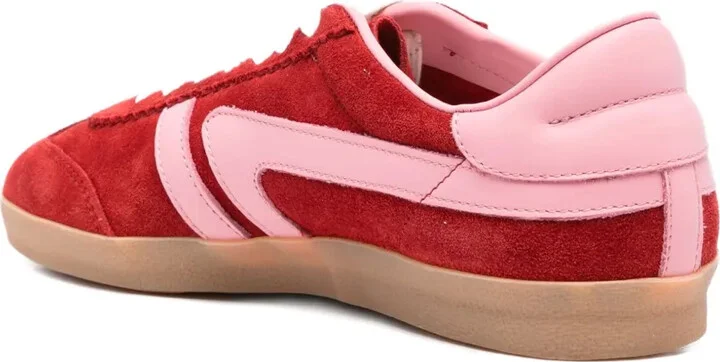 Suede Panelled Sneakers - Image 3
