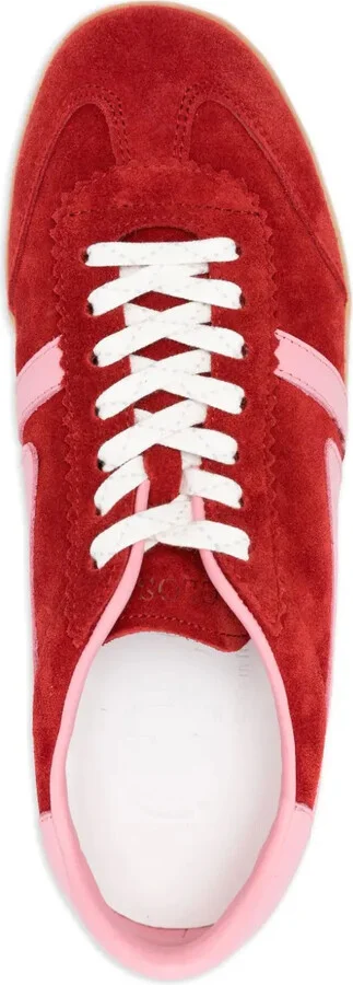 Suede Panelled Sneakers - Image 4