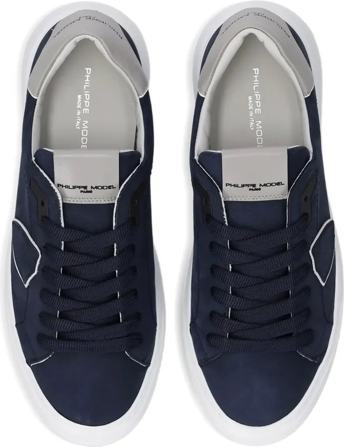 Suede-Panelled Sneakers - Image 4