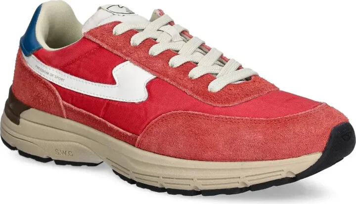 Suede Panelled Sneakers - Image 2