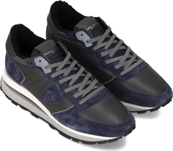 Suede-Panelled Sneakers - Image 2