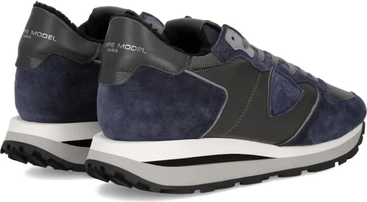 Suede-Panelled Sneakers - Image 3