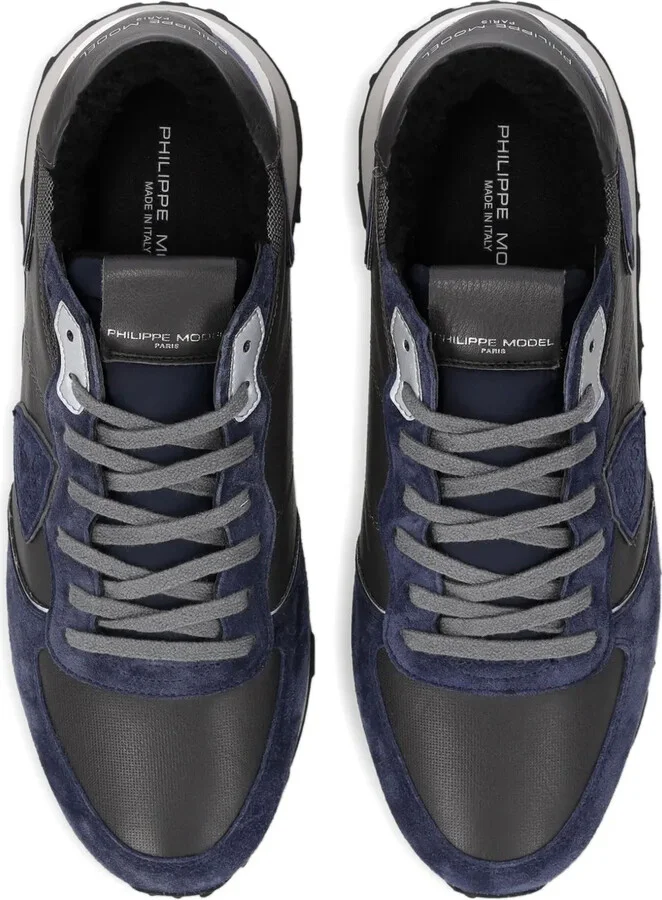 Suede-Panelled Sneakers - Image 4